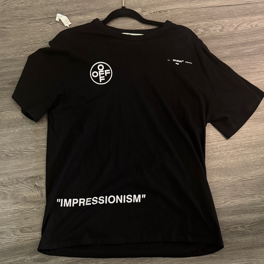 Off-White Black Impressionism Tee